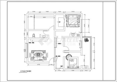 凤凰城室内平面装修设计CAD图解析与设计构思